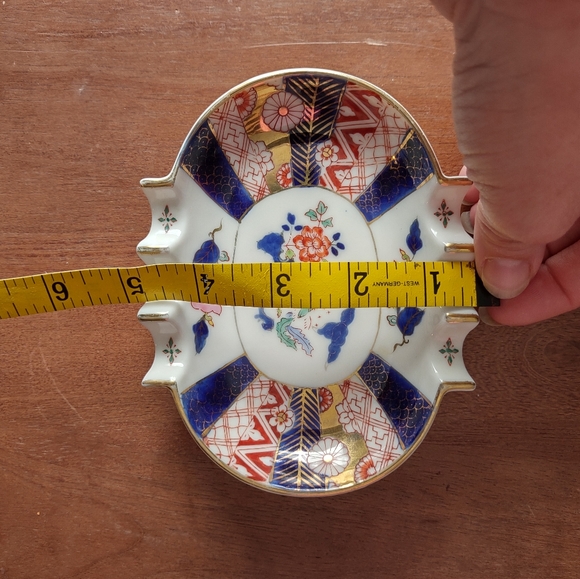 🌹2 for $25 VINTAGE KUTANI KOSEN PORCELAIN DEMITASSE ASTRAY/TRINKET JAPAN - Picture 9 of 10